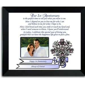 Our First Anniversary Keepsake   Perfect Anniversary Gift for Husband 