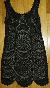 Yoana Baraschi Byzantine Embroidered Shift Dress sz 2 Veiled Alder 