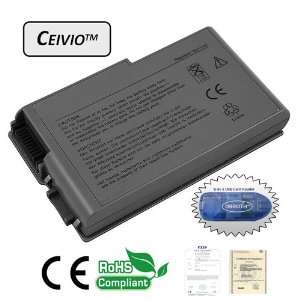  4400mAH 6 Cell Li ion Laptop Battery for Dell Inspiron 500m / 600m 