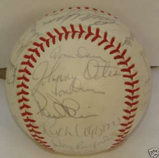 1972 Baltimore Orioles   Team signed ball 32 signatures  
