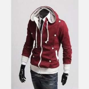   Fashion Slim Fitted Sexy Top Designed Rider Style Baseball Hoodie Coat
