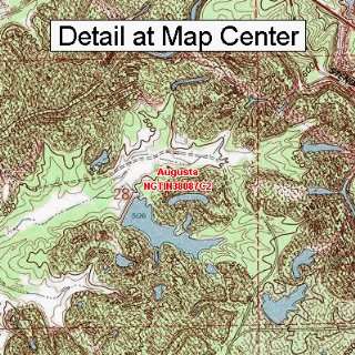 USGS Topographic Quadrangle Map   Augusta, Indiana (Folded/Waterproof 