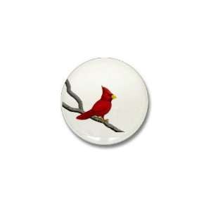  Cardinal   Art Mini Button by  Patio, Lawn 