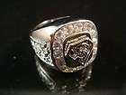 MENS NEW 14K GOLD FINISH SUPERMAN WHITE CZ ICY RING items in 
