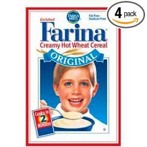 Farina Mills Farina Wheat Hot Cereal, 14 Ounce (Pack of 4)  