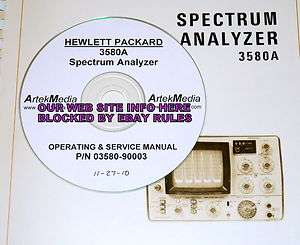 HP 3580A Spectrum Analyzer Service and Operating Manual  