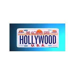 Hollywood, The Golden State License Plate