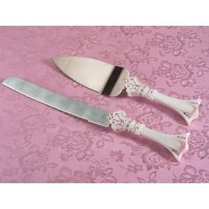  Princess collection cake and knife server Kitchen 