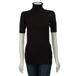 French Connection Womens Short sleeve Turtleneck Top  