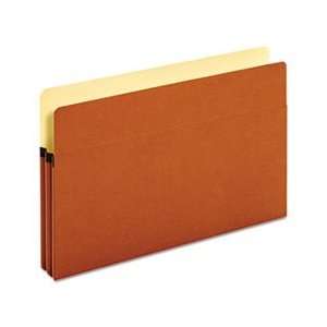   File Pockets, 1 3/4 Expansion, Legal, Redrope, 50/BX