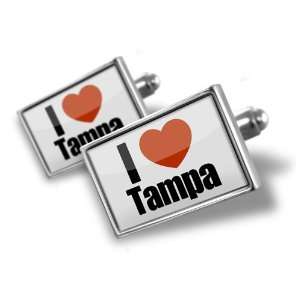 Cufflinks I Love Tampa region United States, North America   Hand 