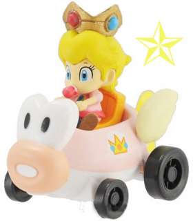 Wii Super Mario Bros Kart Push Along Racer Baby Peach  