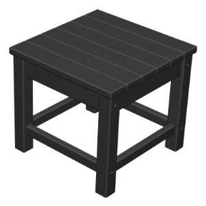  Polywood Club 18 Side Table in Black