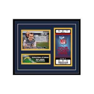  NFL Game Day Ticket Frame   San Diego Chargers