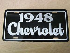 1948 Chevrolet license plate tag 48 Chevy Fleetmaster 3100 PickUp 