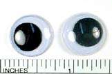 15mm Moving Craft Wiggly Wiggle Eyes SEW ON 36 pcs  