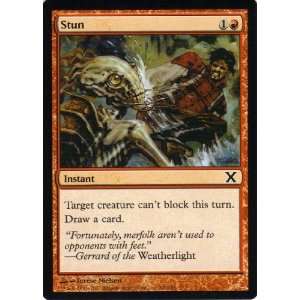  Stun Playset of 4 (Magic the Gathering  10th Edition #240 