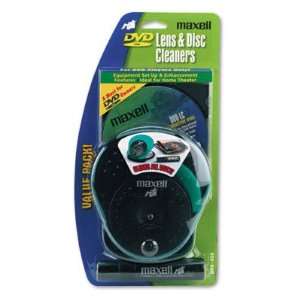  Maxell DVD Lens & Disc Cleaner Value Pack MAX190102 
