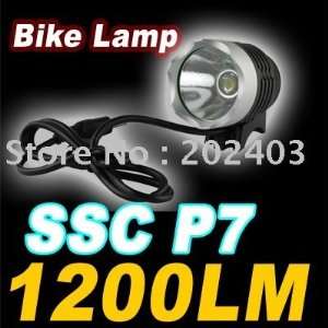  new ssc p7 led 1200 lumens 3 modes led headlamp tail rear 