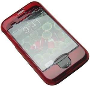  iPhone Red Crystal Case   Includes TWO Bonus Personal 