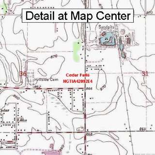   Map   Cedar Falls, Iowa (Folded/Waterproof)