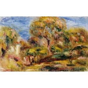   size 24x36 Inch, painting name Landscape 8, by Renoir PierreAuguste