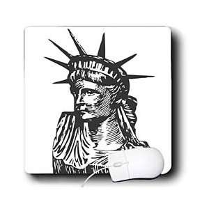  Florene Black and White   Statue Of Liberty in Black and 