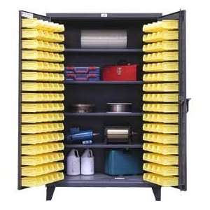   Hold® All Welded 12 Gauge Heavy Duty Cabinet With 144 Bins 48x24x78