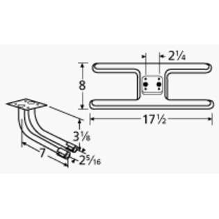 Music City Metals 10902 71502 Stainless Steel Burner Replacement for 