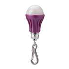 Neiko Keychain LED Light Bulb Charm Flashlight   Magenta Pink