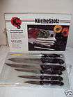 pc KUCHESTOLZ PRECISION CRAFTED CUTLERY SET w/ BOARD