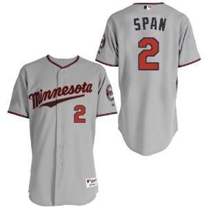 com Minnesota Twins #2 Span Grey 2011 MLB Authentic Jerseys Cool Base 