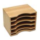   Stackable Sorter, 12.75 Inches Width x 9.5 Inches Height, Light Oak