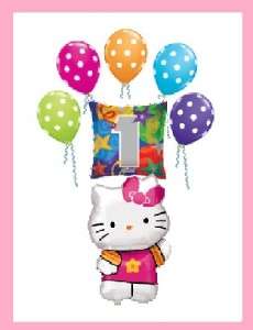 HELLO KITTY 1ST birthday polka dot balloons PARTY TWO  
