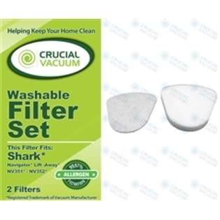   Felt Pre Filter Replacement Kit 2 pack; Replaces Shark Part# XFF350