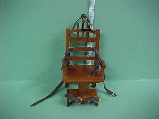 Old Sparky Electric Chair #P6630   Dollhouse Miniatures  