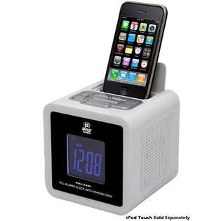   Clock Radio W/ FM Receiver And Dual Alarm Clock (White) 