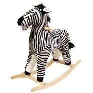HAPPY TRAILS™ Zebra Plush Rocking Animal 