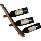 KegWorks Handmade Wooden Triple Wine Bottle Holder