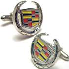 Silver Automotive Car Cufflinks  