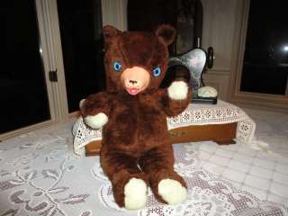 Antique Ganz Bros Toys Brown Bear Rubber Snout  