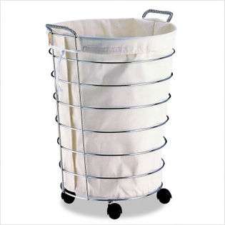 OIA Jumbo Laundry Basket with Canvas Bag 