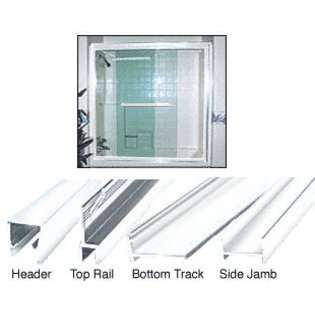   Sliding Shower Door Kit   60 H x 60 W for 1/4 Glass 
