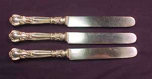 Gorham Sterling Silver Chantilly Pattern Knives  