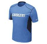   hypercool 2 0 fitted short sleeve nfl chargers men s shirt $ 50 00