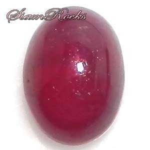 87CT. NATURAL RED RUBY CABOCHON GEMSTONE FROM MOZAMBIQUE STONE 4 