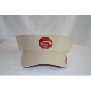  USC Trojans Stone Visor Hat   NCAA Baseball Golf Cap 