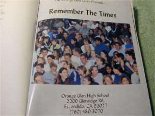 1993 Orange Glen High School Yearbook Bin 249  