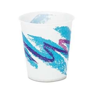  Jazz Waxed Paper Cold Cups, 5 oz, Tide Design, 3000/Carton 