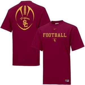  USC Trojans NCAA Youth Team Issue T shirt by Nike (Large 